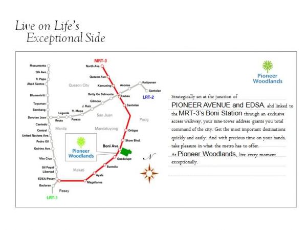 no DOWNPAYMENT 7000mo. PIONEER WOODLAND connected in MRT boni